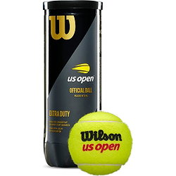 Wilson 3-Pack Us Open Extra Duty Tennisballen - Geel