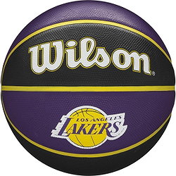 Wilson Nba La Lakers (Size 7) Basketbal - Paars / Geel