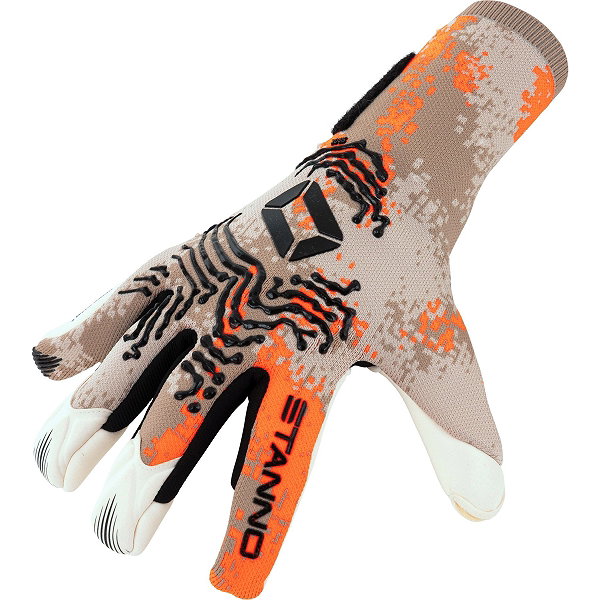 Stanno Sirox Gants De Gardien - Beige / Orange / Noir