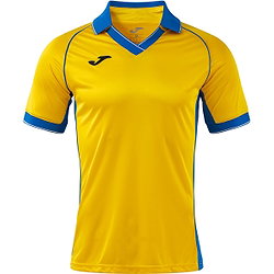 Joma Vintage Eco Retro Shirt Korte Mouw Heren - Geel / Royal