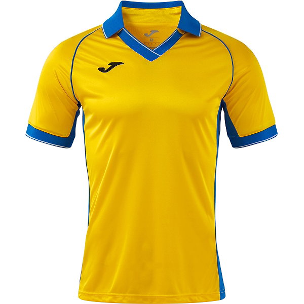 Joma Vintage Eco Retro Trikot Kurzarm Kinder - Gelb / Royal