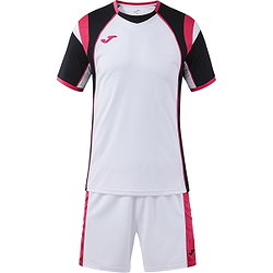 Joma Proliga Set Sporttenue Korte Mouw Heren - Wit / Zwart / Fuchsia