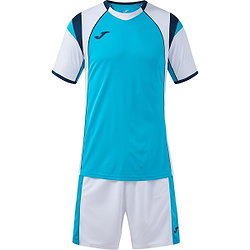 Joma Proliga Set Sporttenue Korte Mouw Heren - Turkoois / Wit / Marine