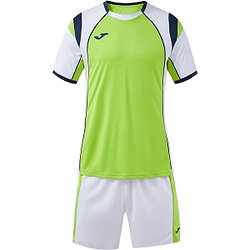 Joma Proliga Set Sporttenue Korte Mouw Heren - Fluo Groen / Wit / Marine