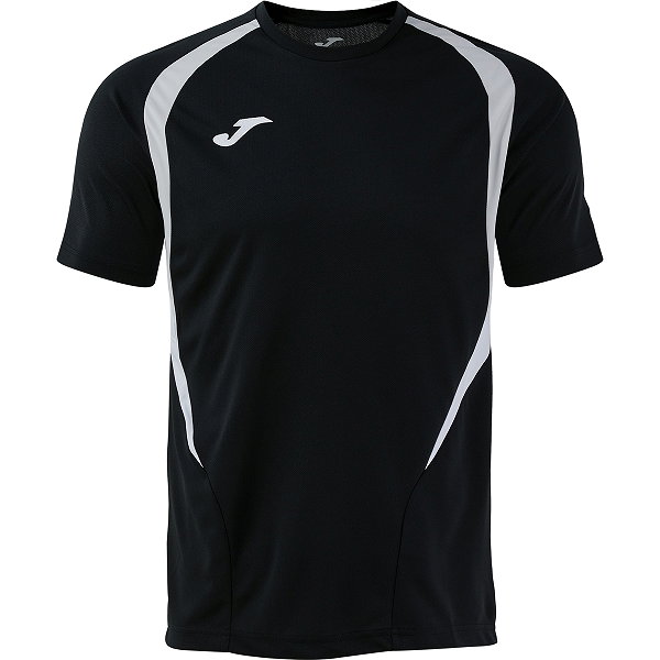 Joma Championship 20 Maillot Manches Courtes Hommes - Noir / Cloud / Blanc