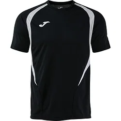 Joma Championship 20 Maillot Manches Courtes Hommes - Noir / Cloud / Blanc