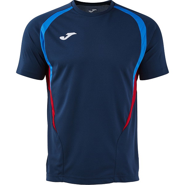 Joma Championship 20 Maillot Manches Courtes Enfants - Marine / Royal / Rouge