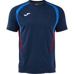 Joma Championship 20 Maillot Manches Courtes Enfants - Marine / Royal / Rouge