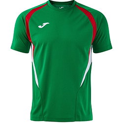 Joma Championship 20 Maillot Manches Courtes Enfants - Vert / Rouge / Blanc
