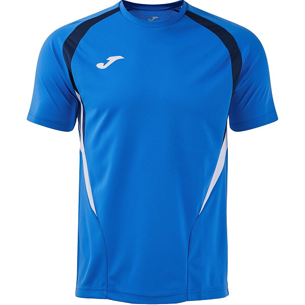 Joma Championship 20 Maillot Manches Courtes Enfants - Royal / Marine / Blanc
