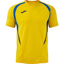 Joma Championship 20 Maillot Manches Courtes Enfants - Jaune / Royal / Marine