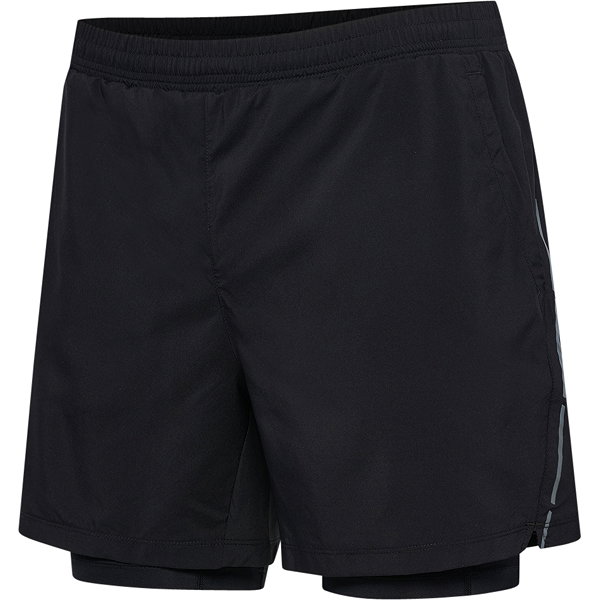 Newline Fast Short De Running 2-En-1 Hommes - Noir