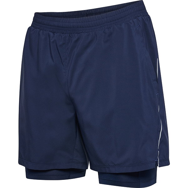 Newline Fast Short De Running 2-En-1 Hommes - Marine