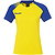 Kempa Ambition 28 Maillot Manches Courtes Femmes - Lime Yellow / Royal