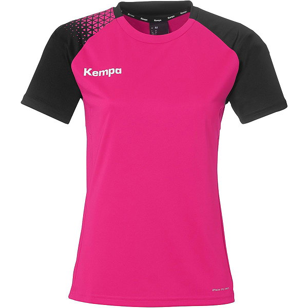 Kempa Ambition 28 Maillot Manches Courtes Femmes - Magenta / Noir