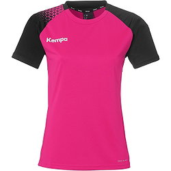 Kempa Ambition 28 Shirt Korte Mouw Dames - Magenta / Zwart
