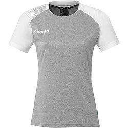 Kempa Ambition 28 Shirt Korte Mouw Dames - Donkergrijs Gemeleerd