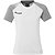 Kempa Ambition 28 Maillot Manches Courtes Femmes - Blanc / Gris Foncé Mélange