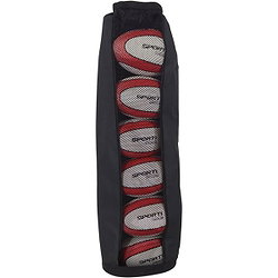 Teamswear (6) Tas Voor Rugbyballen - Zwart