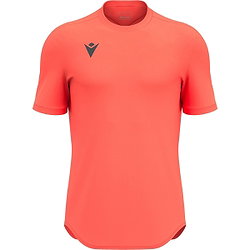 Macron Void Maillot Manches Courtes Hommes - Coral Fluor