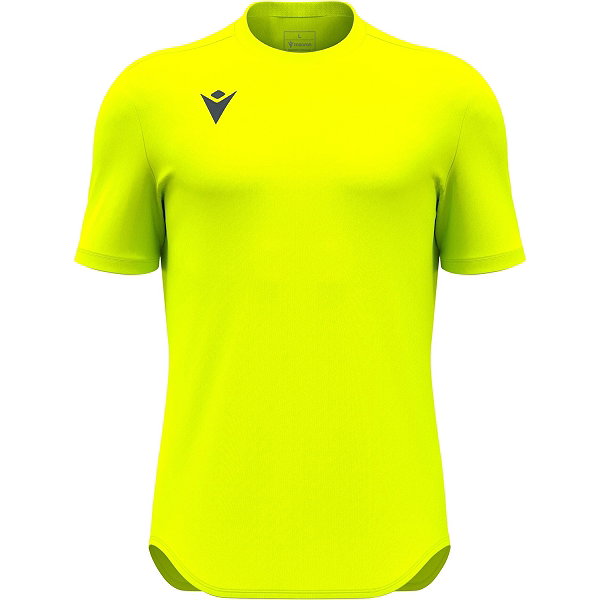 Macron Void Maillot Manches Courtes Enfants - Jaune Fluo