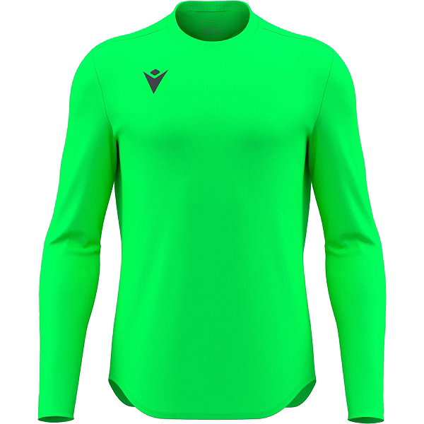 Macron Void Maillot À Manches Longues Hommes - Vert Fluo