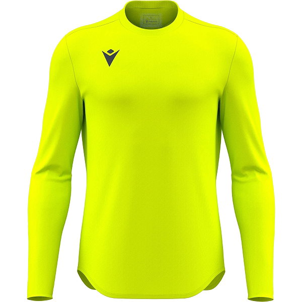 Macron Void Trikot Langarm Kinder - Neongelb