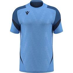 Macron Rising Totem Maillot Manches Courtes Hommes - Sky Blue / Marine