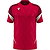 Macron Rising Totem Maillot Manches Courtes Hommes - Rouge / Blanc