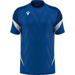 Présentation: Macron Rising Totem Maillot Manches Courtes Hommes - Royal / Blanc