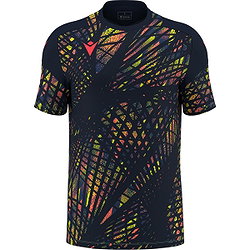 Macron Rising Totem Maillot Manches Courtes Hommes - Marine