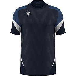 Présentation: Macron Rising Totem Maillot Manches Courtes Hommes - Marine / Blanc