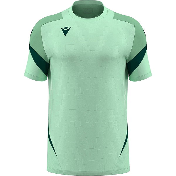 Macron Rising Totem Trikot Kurzarm Kinder - Mint / Bottle Green