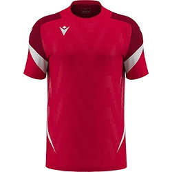 Macron Rising Totem Trikot Kurzarm Kinder - Rot / Weiß