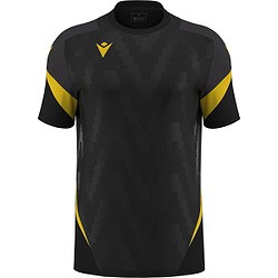 Macron Rising Totem Maillot Manches Courtes Enfants - Noir / Jaune