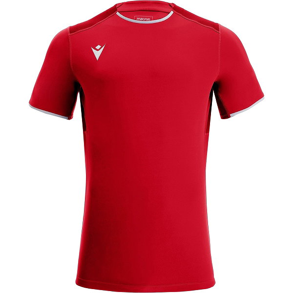 Macron Rhodium Eco Trikot Kurzarm Herren - Rot / Weiß