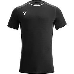 Macron Rhodium Eco Maillot Manches Courtes Hommes - Noir / Blanc