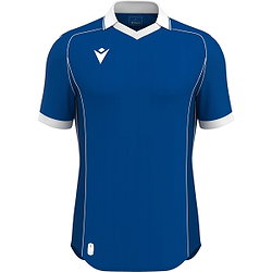 Macron Warden Eco Maillot Manches Courtes Hommes - Royal / Blanc