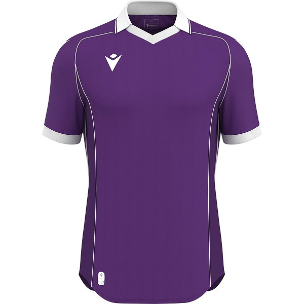 Macron Warden Eco Trikot Kurzarm Kinder - Lila / Weiß
