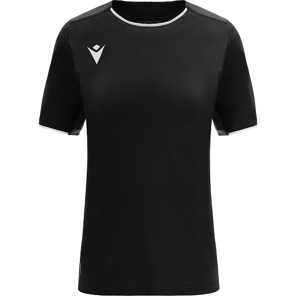 Macron Widia Eco Maillot Manches Courtes Femmes - Noir / Blanc