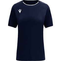 Macron Widia Eco Maillot Manches Courtes Femmes - Marine / Blanc