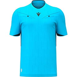 Macron Mendez Eco Schiedsrichter Trikot Ka Herren - Neon Sky / Schwarz