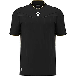 Macron Mendez Eco Maillot Arbitre Mc Hommes - Noir / Or