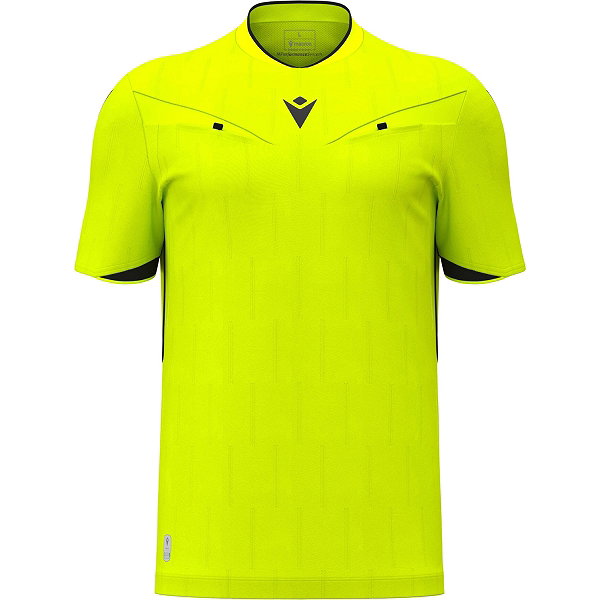 Macron Mendez Eco Schiedsrichter Trikot Ka Herren - Neongelb / Schwarz