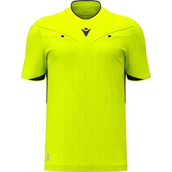 Macron Mendez Eco Schiedsrichter Trikot Ka Herren - Neongelb / Schwarz