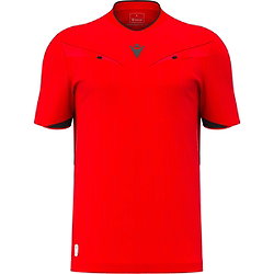 Macron Mendez Eco Schiedsrichter Trikot Ka Herren - Neonrot / Schwarz