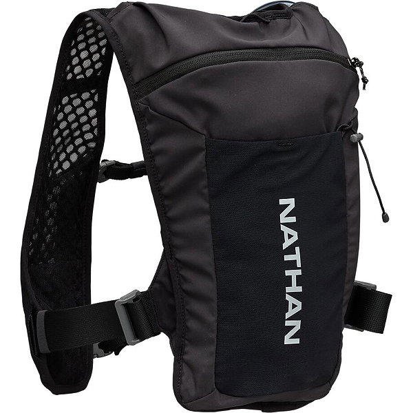 Nathan Quickstart 3.0 4 Liter Hardlooprugzak - Zwart / Zilver Reflecterend