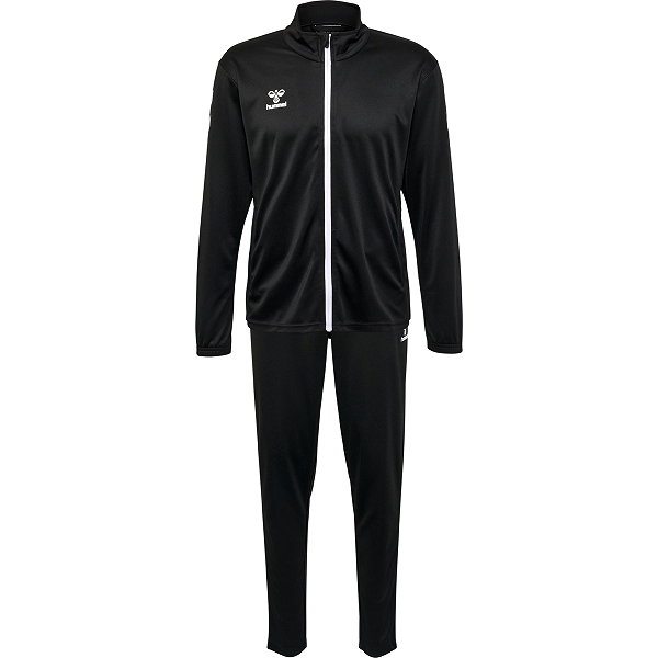 Hummel Logo Trainingsanzug Polyester Kinder - Schwarz