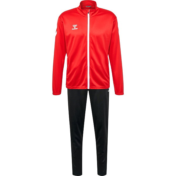 Hummel Logo Trainingspak Polyester Kinderen - Rood / Zwart