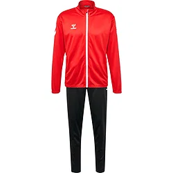 Hummel Logo Survêtement Polyester Enfants - Rouge / Noir